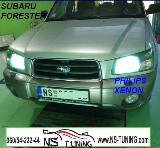 subaru forester xenon svetla h4 sijalica ugradnja novi sad